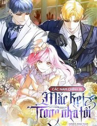 Bìa truyện Các Nam Chính Bị Mắc Kẹt Trong Nhà Tôi