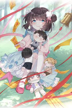 Bìa truyện Đứng Yên! Em Gái Chúng Tôi Nói Trên Đầu Bạn Có Quỷ.