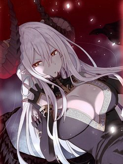 Bìa truyện Tôi triệu hồi ác quỷ để thực hiện điều ước nhưng tôi lại muốn cưới cô ấy vì cổ quá xinh đẹp