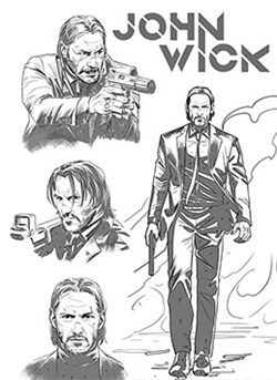 Bìa truyện John Wick