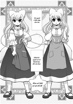 Bìa truyện Kisa và Saki và sợi chỉ đỏ