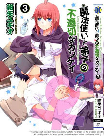 Bìa truyện Mahoutsukai (♂) to Deshi (♀) no Futekisetsu na Kankei