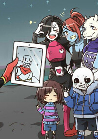 Bìa truyện Undertale: Chúng ta là một gia đình