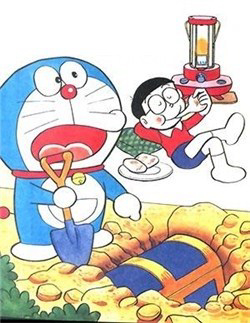 Bìa truyện Doraemon màu