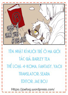 Bìa truyện Nhật Kí Nuôi Trẻ Ở Ma Giới