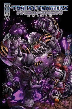 Bìa truyện The Transformers: Megatron Origin
