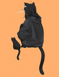 Bìa truyện Câu Chuyện Về Con Mèo Đen Tự Nhiên Biến Thành Người.